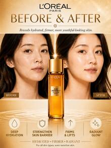 L’Oreal Paris L'Oreal Paris Age Perfect 膠原蛋白精華水，正裝 130ml/試用裝 65ml，緊緻保濕、深層補水，讓肌膚彈潤緊實，適合日常保濕護膚 - COLLAGENE ESSENCE WATER - 查看 10