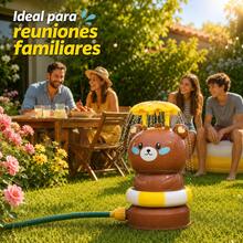 Lecute Rocket Water Sprayer Rotating Flying Game Summer Kids - Red - View 5