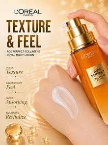 L’Oreal Paris L'Oreal Paris Age Perfect 膠原蛋白乳液，正裝 110ml/試用裝 50ml，緊緻保濕、深層補水、奢華鎖水，讓肌膚彈潤緊實，適合日常保濕護理 - COLLAGENE MILKY LOTION - 查看 8
