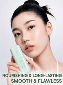 Laneige Lan-Zhi Silky Soft Makeup Base, 30ml, Moisturizing, Oil Control, Creates Natural Flawless Makeup Effect, Suitable For Sensitive/Combination Skin - Mint Green - View 2