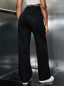 Women Jeans - 2046 Black - View 3