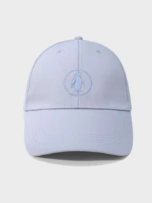 CAMEL CROWN Topi Baseball Unisex untuk Aktivitas Luar Ruangan dengan Perlindungan UV, Topi Minimalis dengan Puncak untuk Tampilan Wajah yang Lebih Ramping - biru muda - View 2