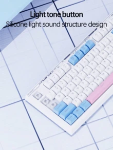 AOC Keyboard Gaming GK168: Tata letak 87 tombol yang ringkas menghemat ruang; Lampu latar dua warna menambah suasana yang hidup; Nuansa mekanis dengan pengoperasian yang tenang; Tahan percikan air dan tahan lama; Serbaguna untuk penggunaan kantor dan gaming. - View 2