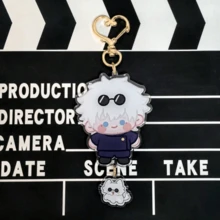 1pc/3pcs/6pcs Cartoon Anime Keychain, Suitable For Back To School Backpack Key Decoration, Halloween, Party Decoration, Holiday Decoration, Car Pendant, Party Gift, Back To School Gift, Perfect Gift For Fans. - Multicolor - View 7