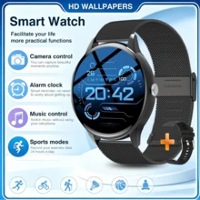 ERUN Unisex Smartwatch With Wireless Calling (Make/Receive Calls) And Pedometer Function, Compatible With IOS And Android Phones. Ideal Gift For Christmas, Thanksgiving And New Year, Perfect For Friends And Family. - View 1
