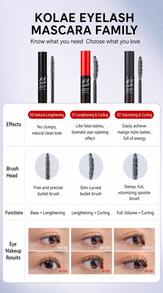 CLIO Kill Lash Mascara 7g, Slim Brush Head Lash Extension, Long-Lasting Curl, Smudge-Proof Daily Eye Makeup - View 5