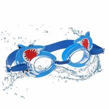 Children's 3D Cartoon Swimming Gear Set | 3D Shark/Dinosaur Anti-Fog Goggles + Cartoon Swim Cap + Waterproof Storage Bag | Includ, First Day Of School - Blue - View 7