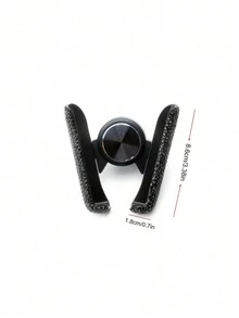 1pc Car Phone Holder, Interior Accessory, Car Phone Mount, Gravity Air Vent Phone Holder - A - View 7