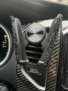1pc Car Phone Holder, Interior Accessory, Car Phone Mount, Gravity Air Vent Phone Holder - A - View 11