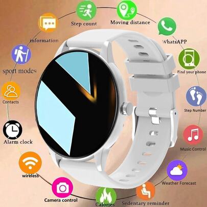 Multifunctional Smart Watch, Fashion Digital Watch, Supports Calls And Music Control, Sports Watch Suitable For Men And Women