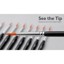 Dom Delfim Miniature Brush Set - 11pcs (Black) - I - View 5