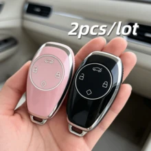 2pcs Car Key Cover Compatible With LEAPMOTOR Zero Run T03 2022 C11 S01 C01, Only Suitable For The Car Key Shown In The Picture - Multicolor - View 14
