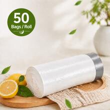 400PCS 4 Gallon Small Drawstring Trash Bags, Disposable Garbage Bags, 17.7 X 17.7 In Trash Can Liners, Back To School Dorm Waste Bags For Bathroom, Kitchen, Bedroom, Office, Apartment, Travel, Small Bins And Daily Home Cleanup - White - View 14