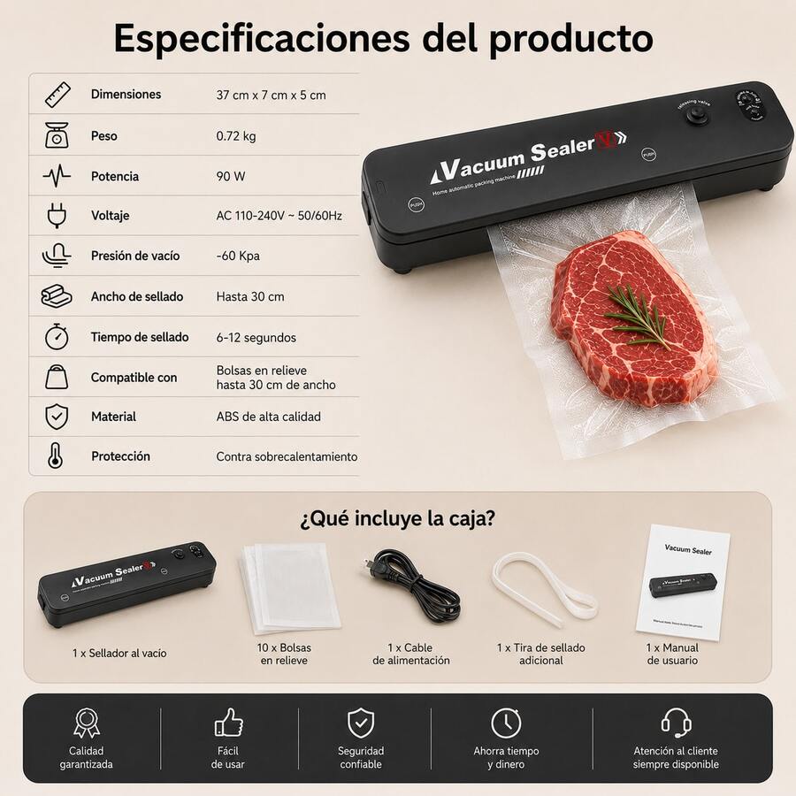 Vacuum Sealer Bags - View 1
