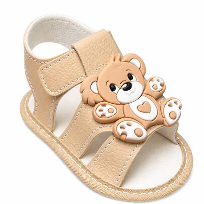 Sandalia Masculina Ursinho Coala Para Bebê Menino e Reborn
