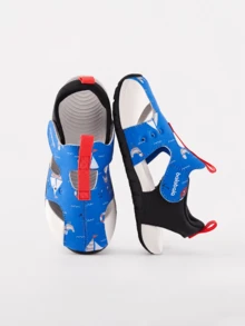 Balabala Boys' & Girls' Non-Slip Sport Sandals, Breathable - 藍黑色調 - 查看 2