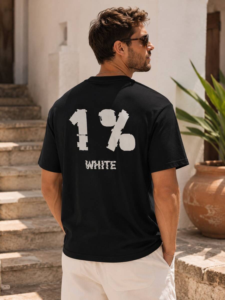 Men Swim Cover-Ups - Black - View 1