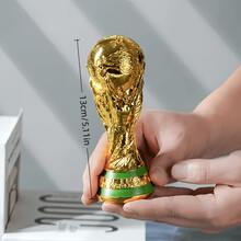 FIFA 世界盃獎盃，適用於加拿大、墨西哥、美國活動 - 樹脂足球獎盃，附標誌性獎盃與獎盃人物，球迷收藏展示，生日派對裝飾，辦公室展示禮品 - 查看 8