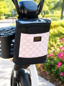 Motorcycle Scooter Front Storage Bag, Touch Screen Phone Window Handlebar Organizer Pouch, 23 X 27 X 12 Cm Zippered Hanging Bag With Front Pocket And Detachable Shoulder Strap For Electric Scooter, Moped, E-Bike, Daily Commuting Accessories - A - View 12