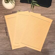 Vintage Stationery And Envelope Set, Confession Letter Paper And Envelopes, Exquisite Artistic Minimalist Kraft Paper Envelopes. (Dear Customer, Please Note Our Product Envelopes Are Sold Separately, Without Letter Paper And Stickers) - Retro - View 10
