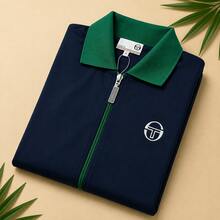 Sergio Tacchini Verdi Track Jacket - Blue / Dark Green B21 - Green - View 3