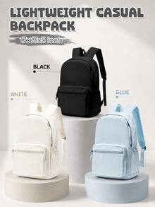 Student Backpack, Campus Backpack, Laptop Backpack, Multi-Functional Travel Backpack Suitable For Work And School, Can Hold 14-Inch Laptop, Nylon Black Daily Backpack, Airplane Approved Handbag Suitable For Girl, Perfect For Work, School, Business And Weekend Travel, Lightweight And Durable, Suitable For Business Trips, College Students And Daily Use - Multicolor - View 11
