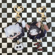 1pc/3pcs/6pcs Cartoon Anime Keychain, Suitable For Back To School Backpack Key Decoration, Halloween, Party Decoration, Holiday Decoration, Car Pendant, Party Gift, Back To School Gift, Perfect Gift For Fans. - Multicolor - View 3