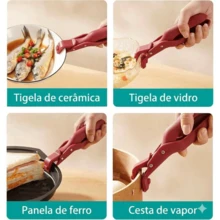 DE PANELA QUENTE E PINÇA MULTIUSO ACESSÓRIO PARA COZINHA - Visão 3