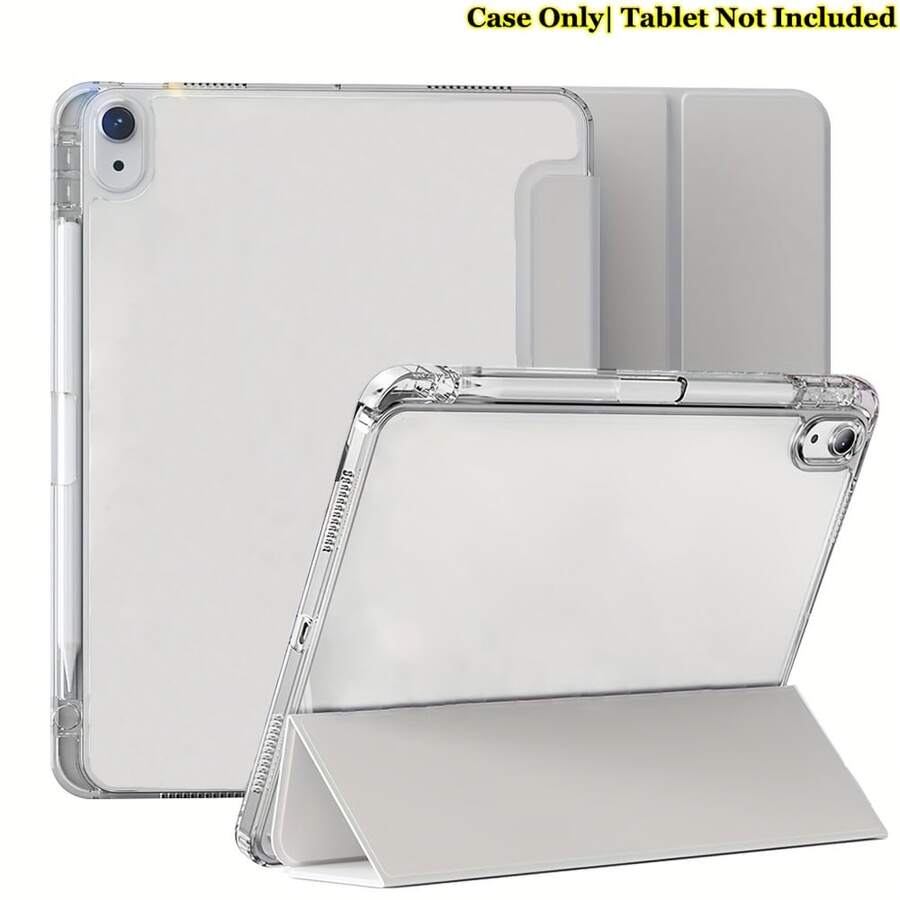 Casing Pelindung Kompatibel dengan iPad Generasi ke-11, Model A16, Penyangga Lipat Tiga, Fitur Tidur/Bangun Cerdas, Peredam Guncangan Bantalan Udara, Dapat Disesuaikan (DIY), Tekstur Matte, Kulit PU Modis, Kompatibel dengan iPad Generasi ke-10, Generasi ke-9 10,2", Pro 11, Air 11