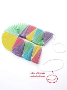 Rainbow Fan Garland Party Decor Pastel Rainbow Paper Fan Banner Colorful Party Decoration For Birthday Wedding Bridal Shower Bachelorette Baby Shower - Multicolor - View 12