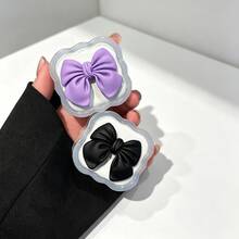5pcs/Set Pink Bow Design 20W UK Plug Charger Protective Cover + Anti-Break Data Cable Sleeve Protector Compatible With IPhone 11/12/13/14/15/16 Pro Max/Plus - Multicolor - View 4