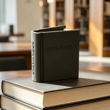 3D Printed Book-Shaped Bookmark, Combines Storage And Display Functions, Can Be Used As A Cute Desktop Organizer, Suitable For Book Lovers, Creative Gift For Bookworms, Applicable For Teacher's Day, Graduation Season, Christmas And Birthday Occasions - A - View 7