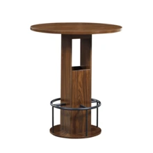 Furniture Brown Mid-Century Retro Multifunctional Modern Made Of Wood - Walnut - 查看 7