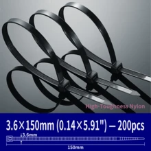 Nylon Cable Tie, Self-Locking Zip Tie, Multiple Sizes Available - Self-locking Nylon Cable Ties - View 29