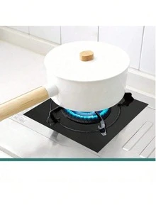 1/2/4pcs Non-Stick Oven Liners For Electric & Gas Ovens Heat Resistant Microwave Oven Mats 0.1mm Thick Black Easy Clean Washable Non-Stick Oven Protector Heavy Duty Baking Mat - Gas Stove Mat - View 10