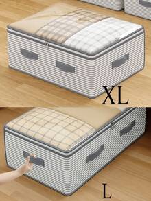 2pcs/Set Extra Large Storage Organizer Bags - Made Of Durable Non-Woven Fabric, With Transparent Window, Multi-Layer Clothing Storage Box, Suitable For Wardrobe, Under Bed, Travel, Space-Saving Vertical Storage, Storage Box, Bedroom Storage, Wardrobe For Bedroom, Storage Baskets, Storage Organizer, Kitchen Storage, Bedroom Storage, Food Storage Containers, Room Essentials, Storage Container, Wardrobe Organizer, Clothing Organizer, Wardrobe Organizer, Storage Container, Clothes Hanger, Storage Organizer, Laundry Basket, Wardrobe Storage Space, Clothing Storage - Multicolor - View 11