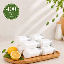400PCS 4 Gallon Small Drawstring Trash Bags, Disposable Garbage Bags, 17.7 X 17.7 In Trash Can Liners, Back To School Dorm Waste Bags For Bathroom, Kitchen, Bedroom, Office, Apartment, Travel, Small Bins And Daily Home Cleanup - White - View 13