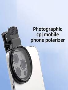 通用 CPL 偏振濾鏡，67mm 夾式 CPL 手機相機鏡頭濾鏡套件，圓形偏振濾鏡適用於智慧型手機，超薄多層鍍膜 CPL 鏡頭濾鏡，夾式手機濾鏡適用於智慧型手機和單反相機，兼容多種設備，無需電池，減少眩光 - 查看 8
