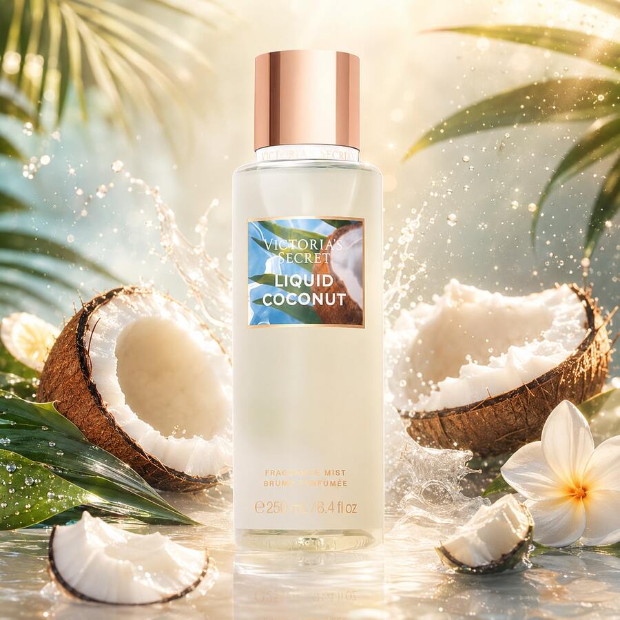 Victoria's Secret فيكتوريا سيكريت سائل جوز الهند – رذاذ عطري 250 مل - فواكه وحمضيات - مشاهدة 1