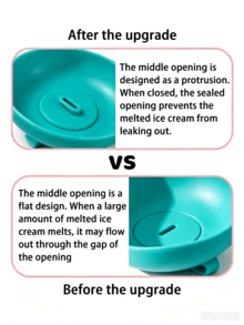 Silicone Ice Cream Popsicle Holder - Silicone Drip Collector For Frozen Desserts And Ice Cream Cones, Suitable For Summer Parties, Gatherings And Outdoor Activities, Portable And Dishwasher , Essential - Multicolor - View 10