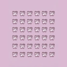 36pcs Cute Crystal Clear Keyboard Keycap Stickers For Girls, Long Nail Typing Helper, Self-Adhesive 3D Raised Nail Protectors, DIY Office Keyboard Decor (Nail-Friendly & Non-Damaging) - View 16