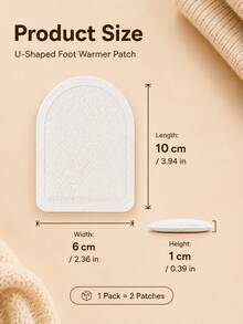 Self-Heating Foot Warmers, Long-Lasting Heat, Breathable And Comfortable, Suitable For Hiking, Camping And Other Activities In Autumn And Winter - Multicolor - View 9