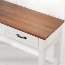 Sofa & Console Tables - Brown-white - View 3