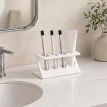 Bathroom Multipurpose Storage Rack For Toothbrush Holder, Multifunctional Drain Rack Organizer, Desktop Organizer For Bathroom And Kitchen, Stylish And Practical - Multicolor - View 1
