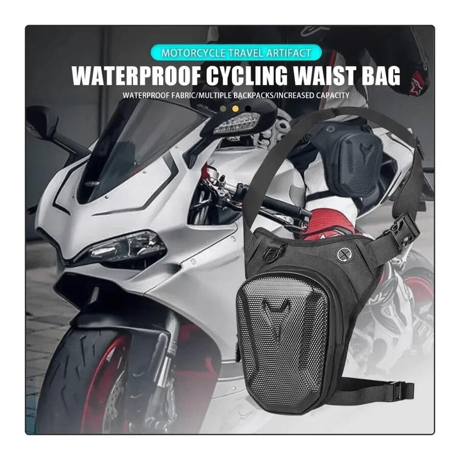 Motorcycle Leg Tank Bag Waterproof Waist Pack Crossbody Rider Biker Drop Thigh Motocross Moto Gear Men Women