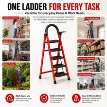Ladders & Accessories - Upgrade 3 Step Red Step - View 3