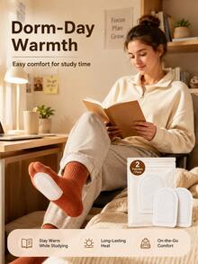 Self-Heating Foot Warmers, Long-Lasting Heat, Breathable And Comfortable, Suitable For Hiking, Camping And Other Activities In Autumn And Winter - Multicolor - View 6
