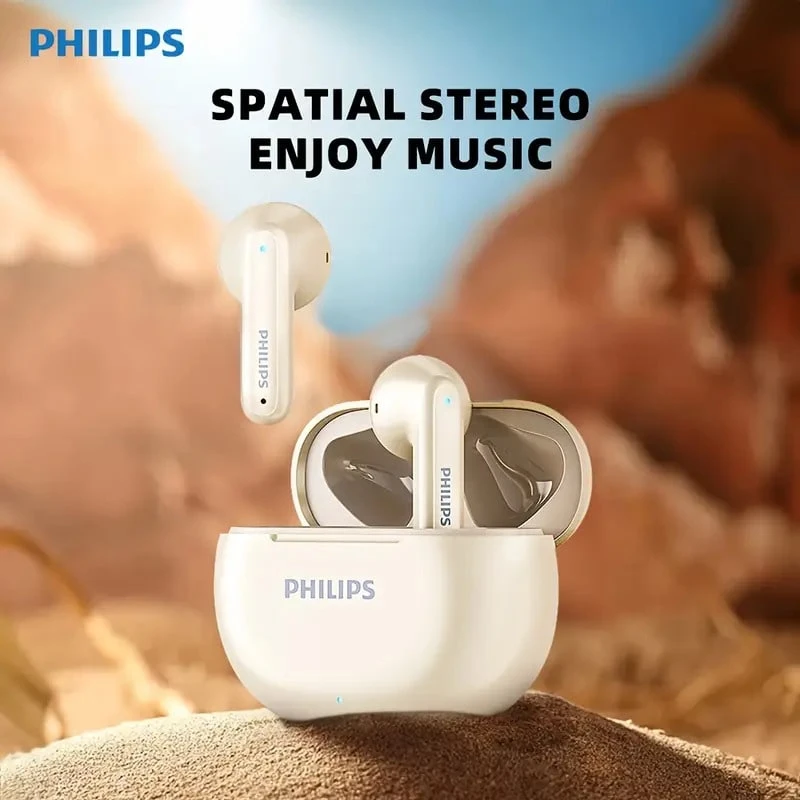 Philips TAT1199 全新無線藍牙耳機－長效電池續航、高品質音訊、防汗設計，適合運動、音樂與遊戲