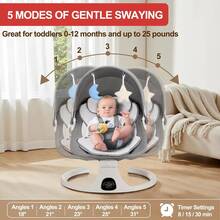 Baby Bouncers, Jumpers & Swings - Coffee Brown - View 3