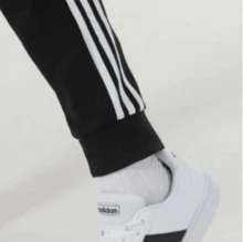 Adidas Celana Olahraga Lari Slim Fit Wanita Musim Semi Musim Gugur Celana Panjang Rajut untuk Latihan IN9479 - Hitam/putih - View 4